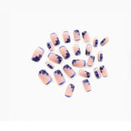 Acrylic Nail Set Intricate Floral Long-Lasting