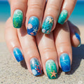Acrylic Nail Set Ocean-Inspired Tips & Tools