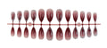 Acrylic Nail Set Ombre Gradient Full-Cover Easy Application
