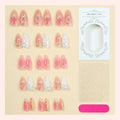 Acrylic Nail Set Reusable Multiple Sizes Playful Designs