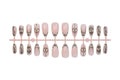Acrylic Nail Set Stylish Designs Long-Lasting Easy Application