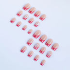 Acrylic Nail Tips Floral Design Durable & Easy Application
