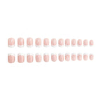 Acrylic Nail Tips French Style Set of 24