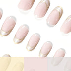 Acrylic Nail Tips French Tip Durable Set of 24