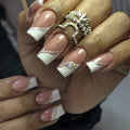 Acrylic Nail Tips Press-On French Tip