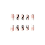 Acrylic Nails French Tip Salon-Quality Set of 24