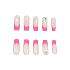 Acrylic Nails Vibrant Artistic Patterns Chip Resistant