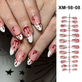 Acrylic Press-On Nail Set Self-Adhesive 24 Pieces