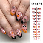 Acrylic Press-On Nail Set Self-Adhesive 24 Pieces