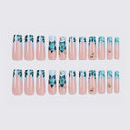 Acrylic Press-On Nails 3D Floral & Glitter Kit