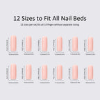 Acrylic Press-On Nails 3D Floral & Glitter Kit