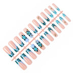 Acrylic Press-On Nails 3D Floral & Glitter Kit