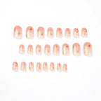 Acrylic Press-On Nails Celestial Stars & Moon Jelly Gel