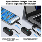 Action Camera 4K Magnetic Mount Waterproof Case
