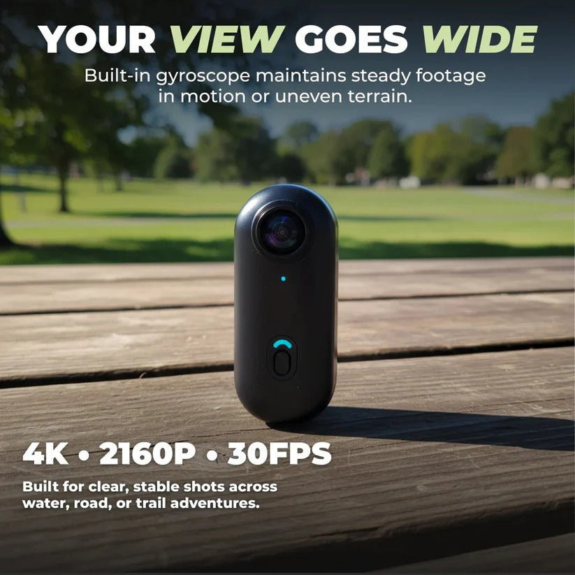 Action Camera 4K Waterproof 128GB Internal Storage