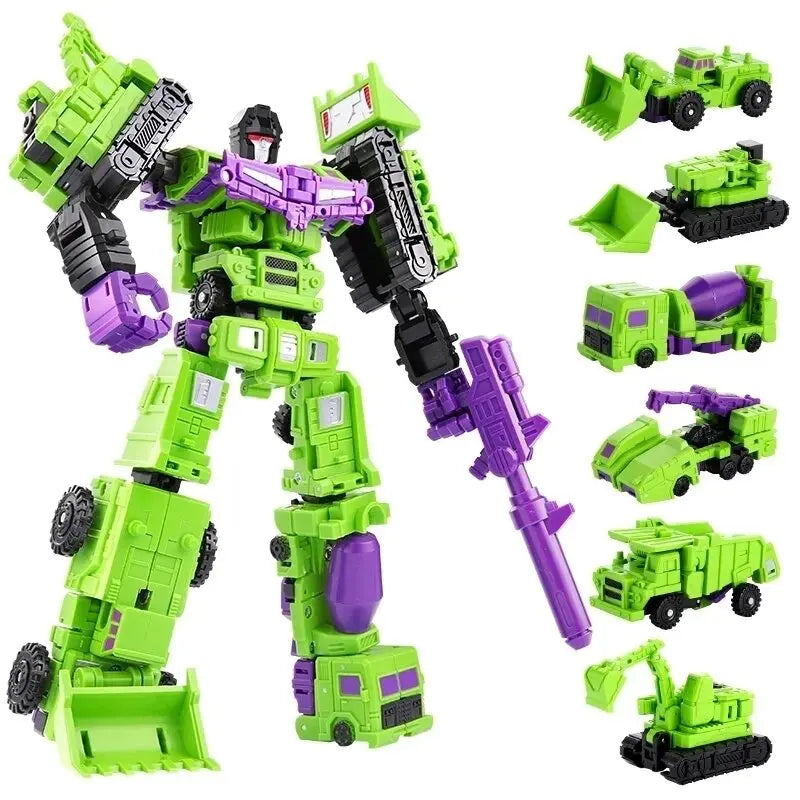 Action Figure 6-in-1 Transforming Durable Plastic