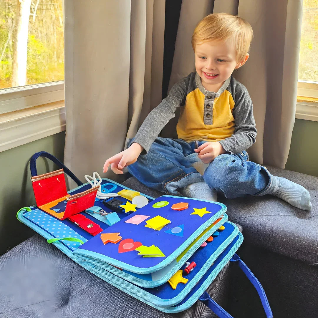 Activity Book Felt Fine Motor Skills 8 Pages