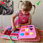 Activity Book Felt Fine Motor Skills 8 Pages