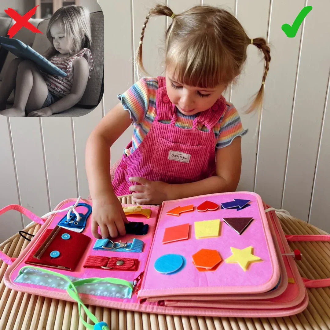 Activity Book Felt Fine Motor Skills 8 Pages
