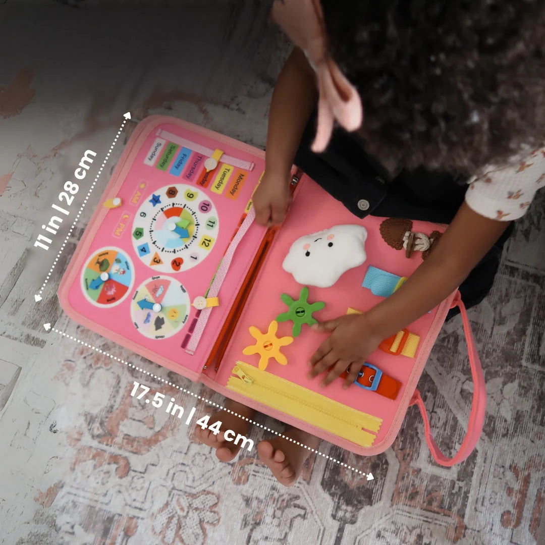 Activity Book Felt Fine Motor Skills 8 Pages