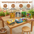 Activity Book Tactile Fabric & Interactive