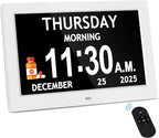 Activity Reminder Clock Large Icon Display & Automatic Time Recovery