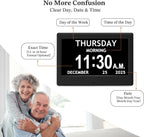 Activity Reminder Clock Large Icon Display & Automatic Time Recovery