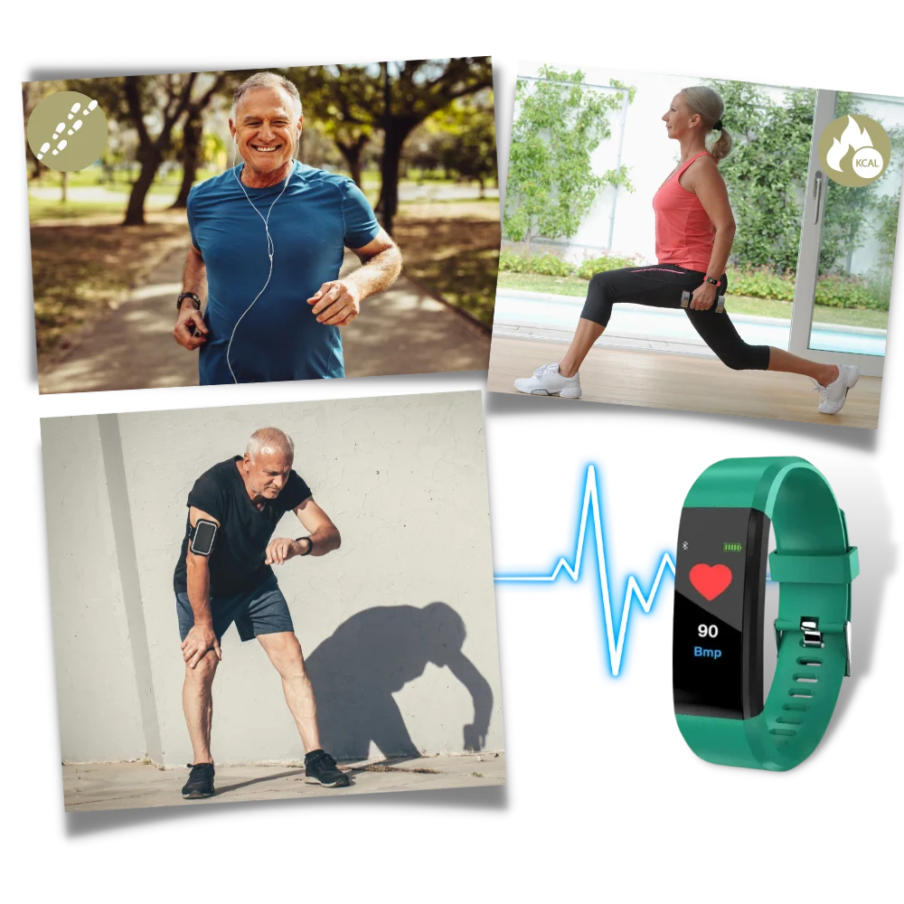 Activity Tracker Smartwatch Heart Rate & Blood Pressure
