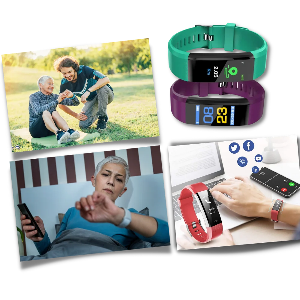 Activity Tracker Smartwatch Heart Rate & Blood Pressure