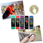 Activity Watch Heart Rate & Step Tracking Easy-Read Display