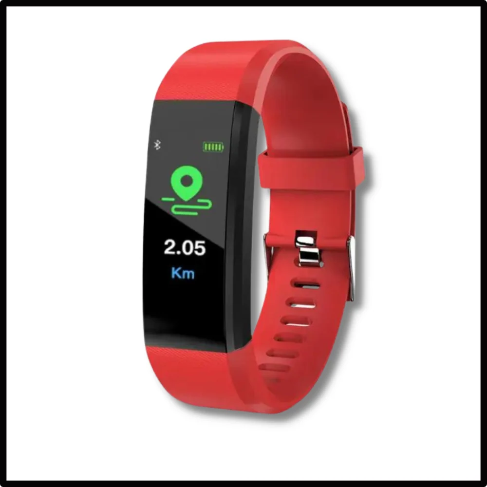 Activity Watch Heart Rate & Step Tracking Easy-Read Display