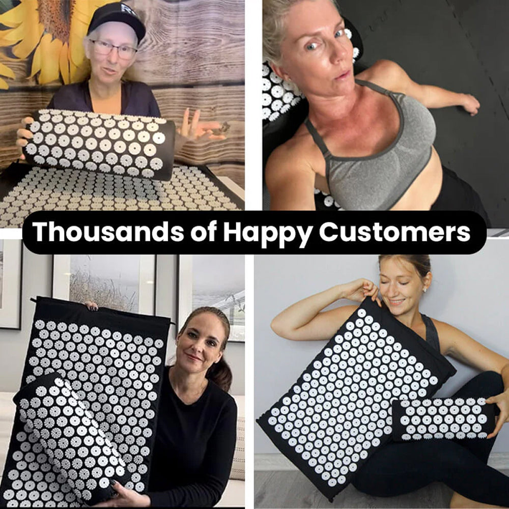 Acupressure Mat 6000 Precision Points Eco-Friendly Portable