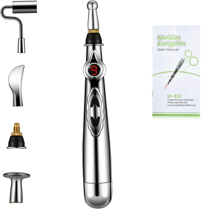 Acupuncture Pen Needle-Free Portable For Face & Body