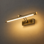 Adjustable Antique Brass Tri-Color LED Picture Light (Hardwired)