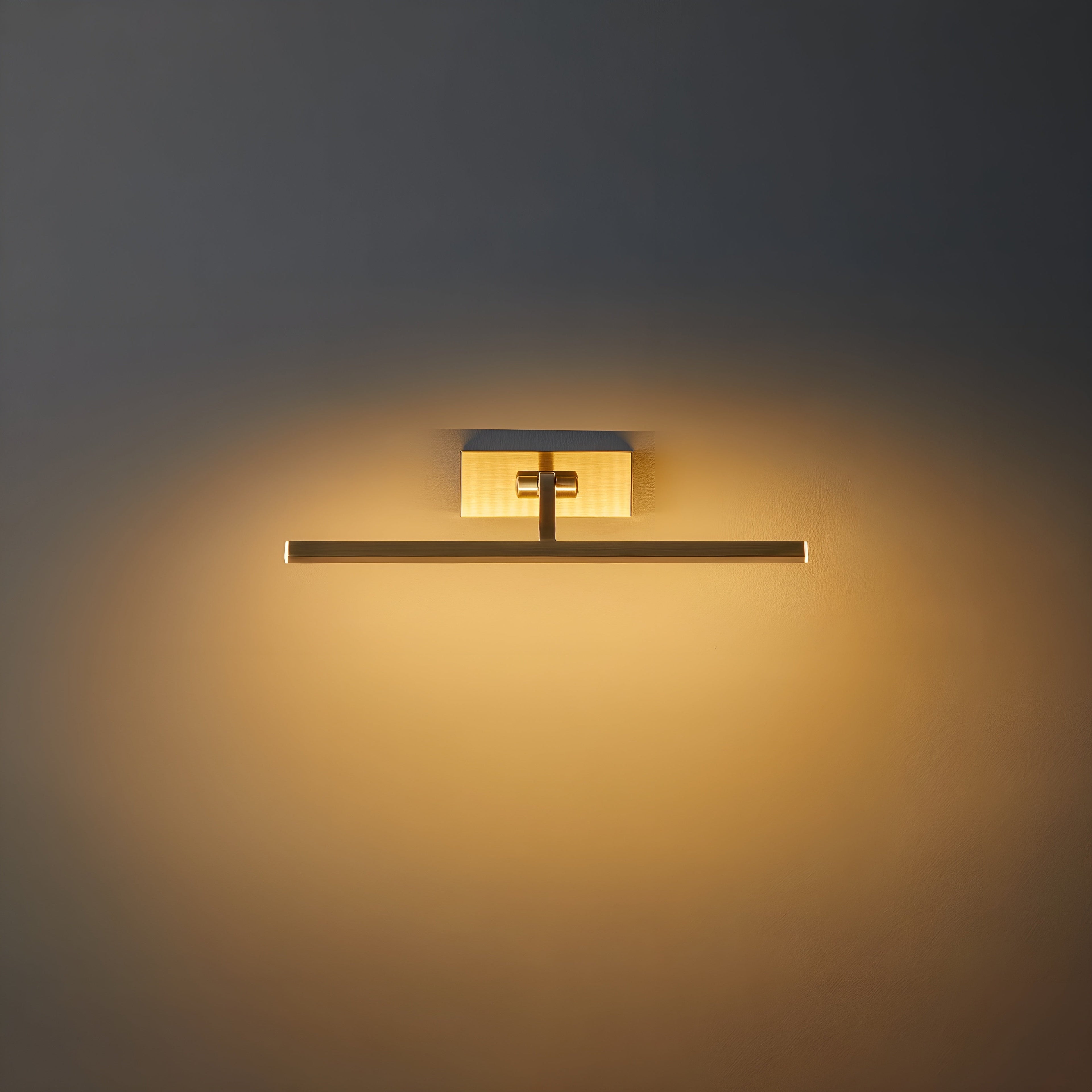 Adjustable Antique Brass Tri-Color LED Picture Light (Hardwired)