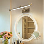Adjustable Antique Brass Tri-Color LED Picture Light (Hardwired)