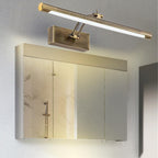 Adjustable Antique Brass Tri-Color LED Picture Light (Hardwired)