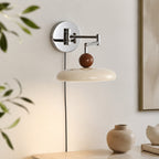 Adjustable Arm Metal Shade Wall Sconce (Plug-In)