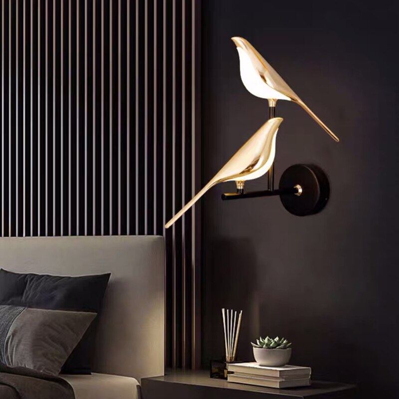 Adjustable Brightness Magnetic Bird Wall Sconce