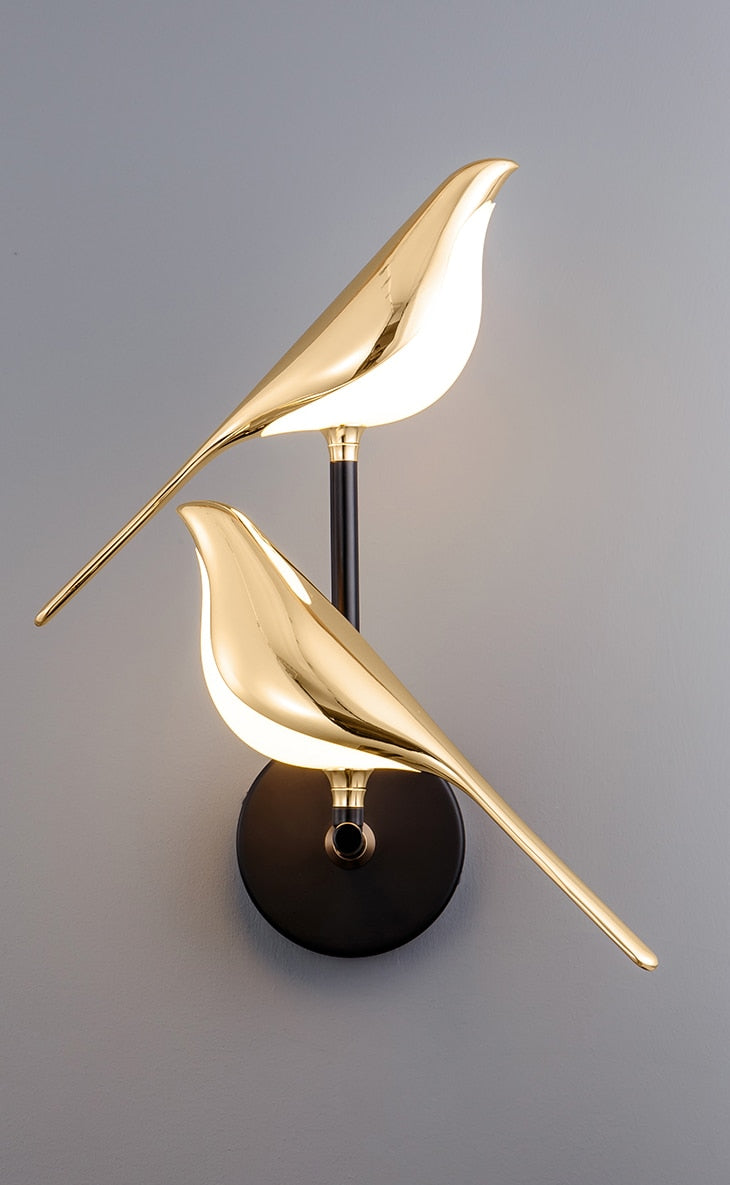 Adjustable Brightness Magnetic Bird Wall Sconce