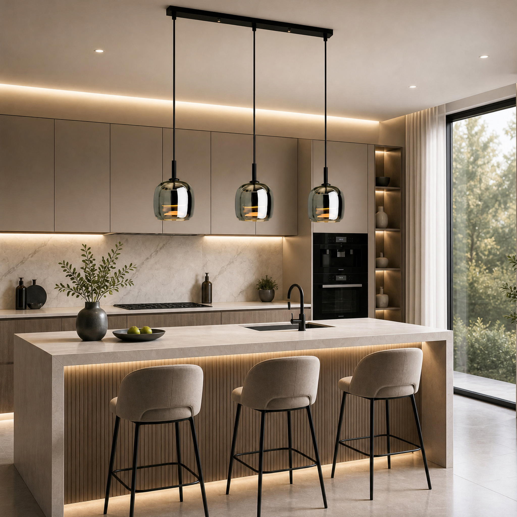 Adjustable Color Dimmable LED Pendant Light