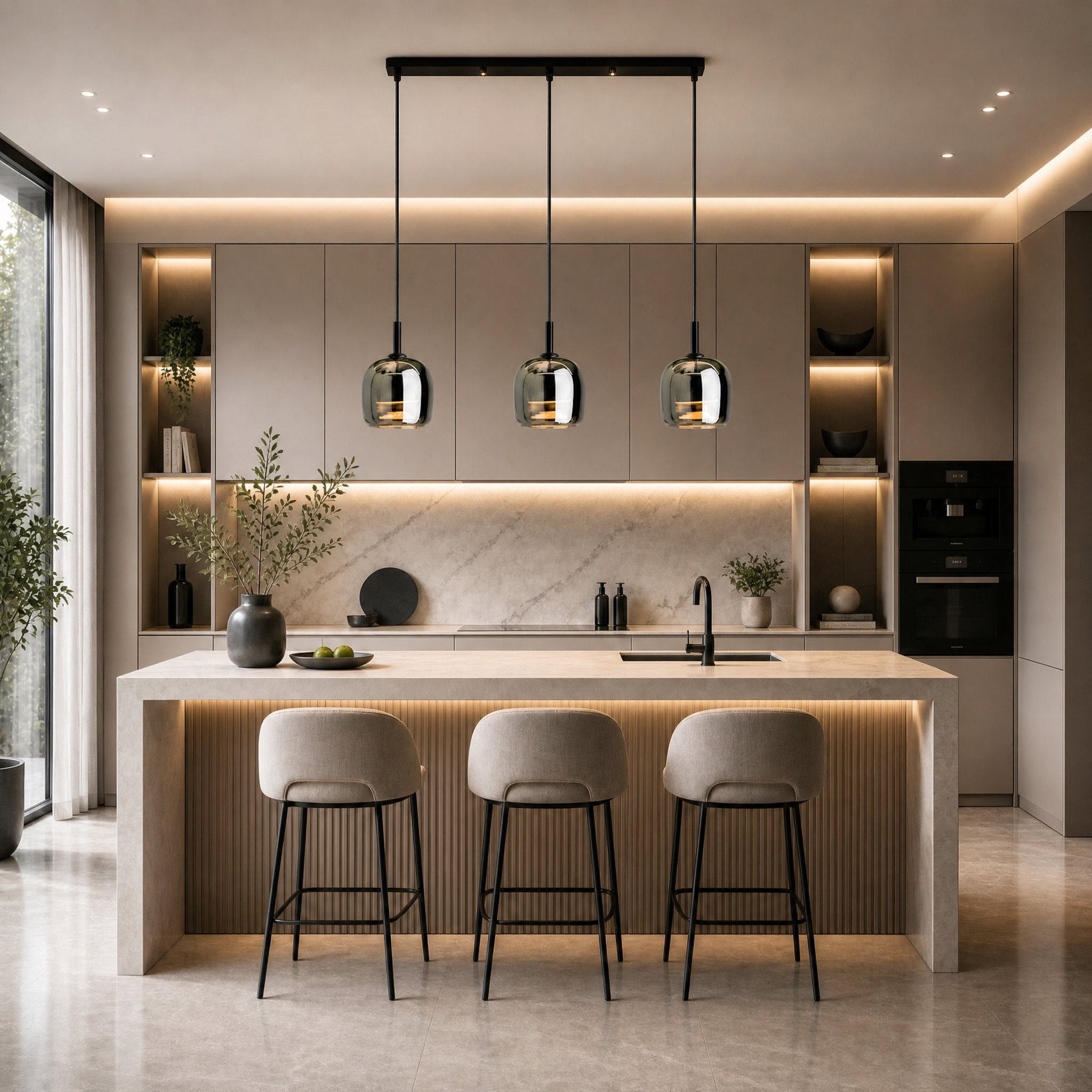 Adjustable Color Dimmable LED Pendant Light