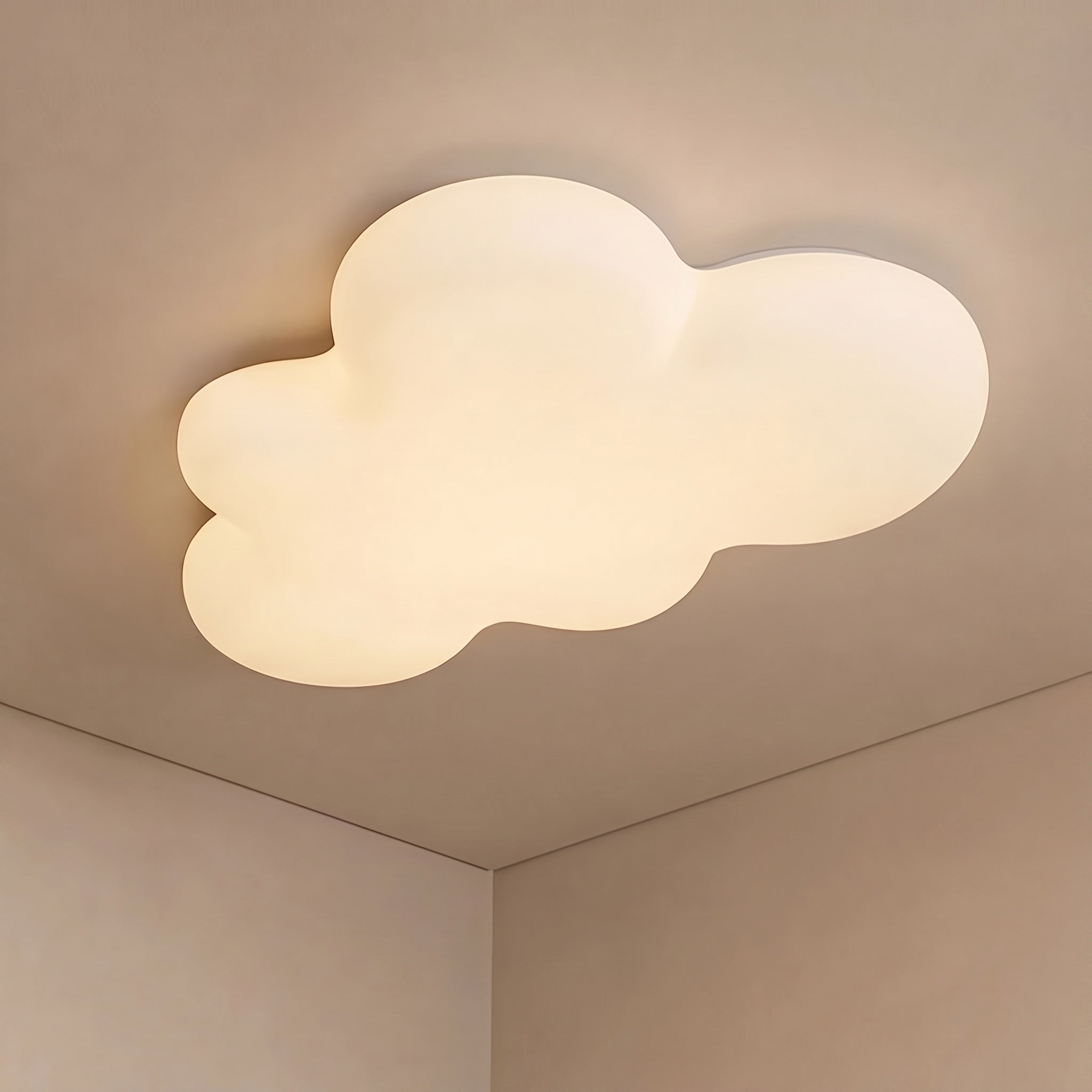 Adjustable Color Temperature Flicker-Free Cartoon Cloud Ceiling Light