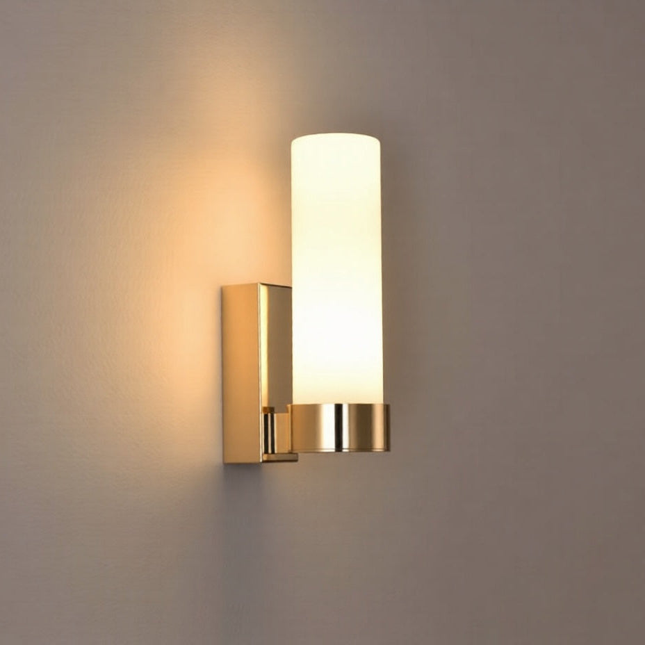 Adjustable Color Temperature Gold Finish Integrated LED Wall Sconce