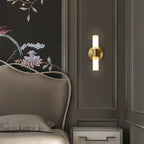 Adjustable Color Temperature Gold Finish Integrated LED Wall Sconce