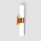 Adjustable Color Temperature Gold Finish Integrated LED Wall Sconce