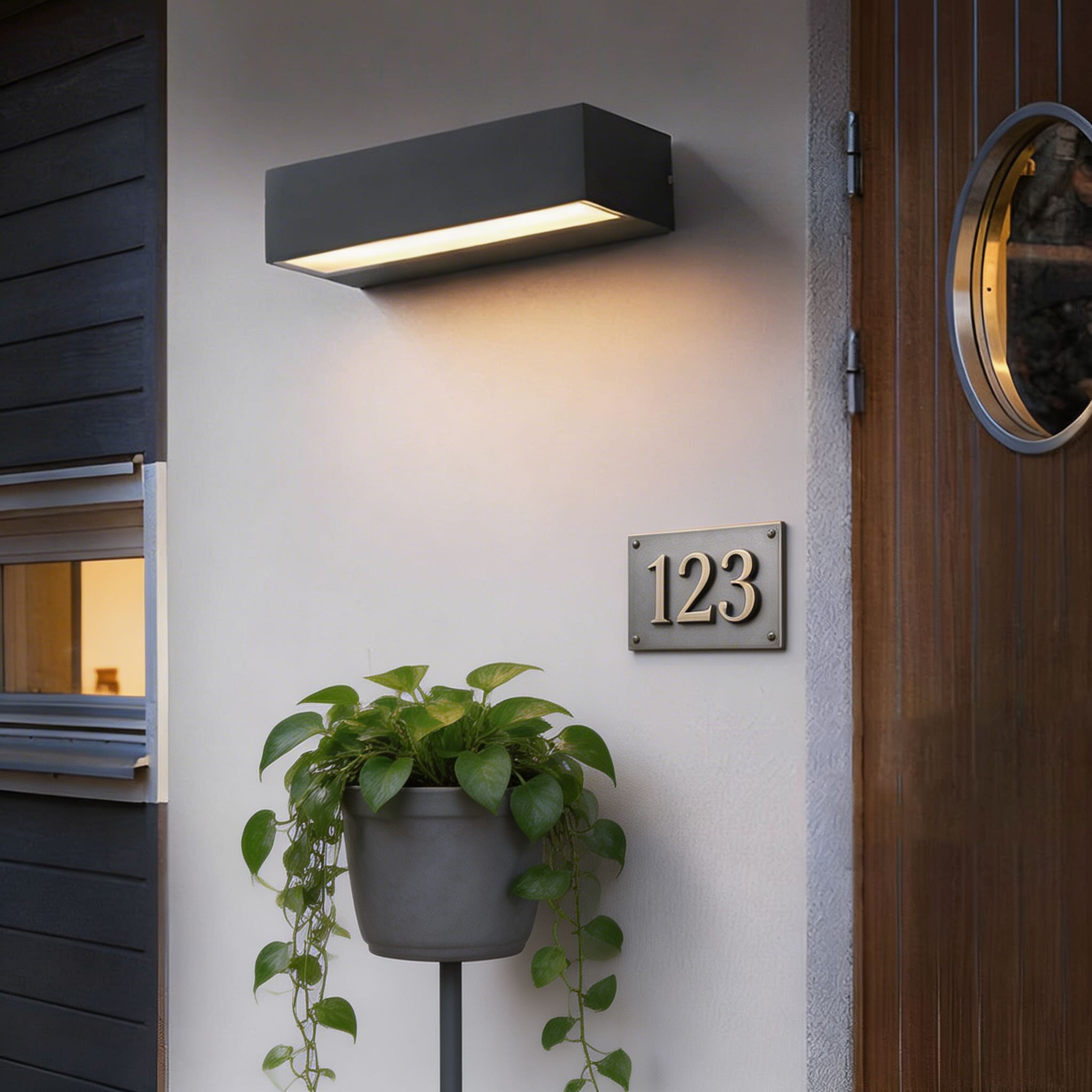 Adjustable Color Temperature IP65 Outdoor Wall Light (Multiple Lengths)