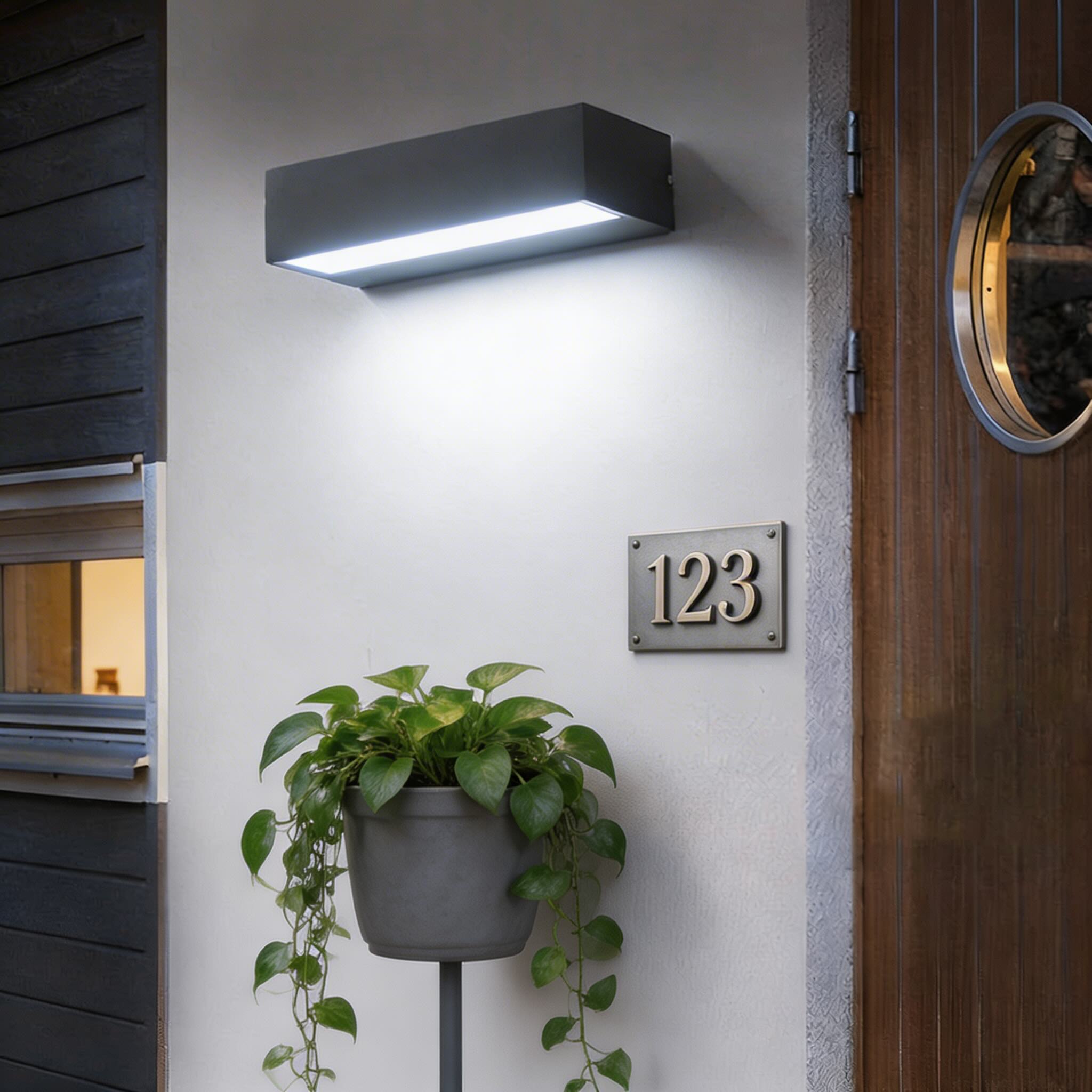 Adjustable Color Temperature IP65 Outdoor Wall Light (Multiple Lengths)