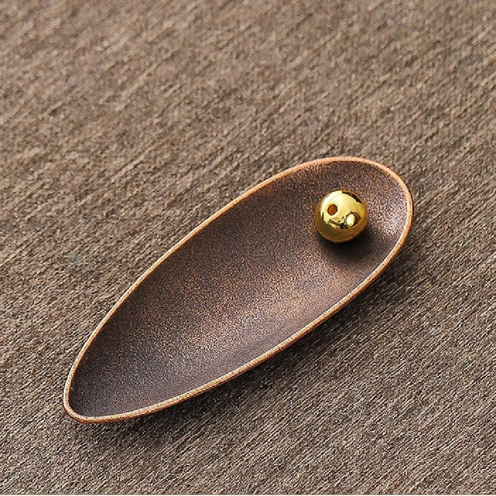 Adjustable Copper Alloy Ash-Catching Incense Holder