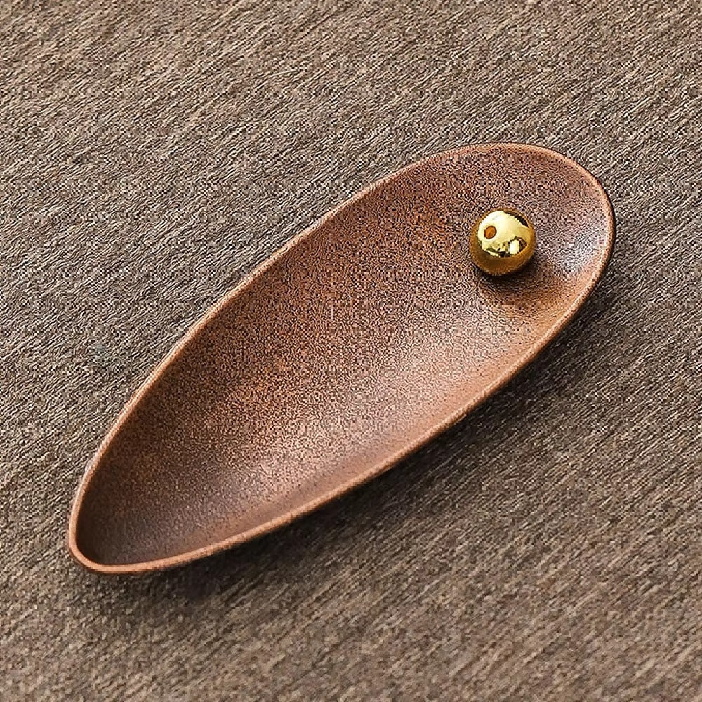 Adjustable Copper Alloy Ash-Catching Incense Holder